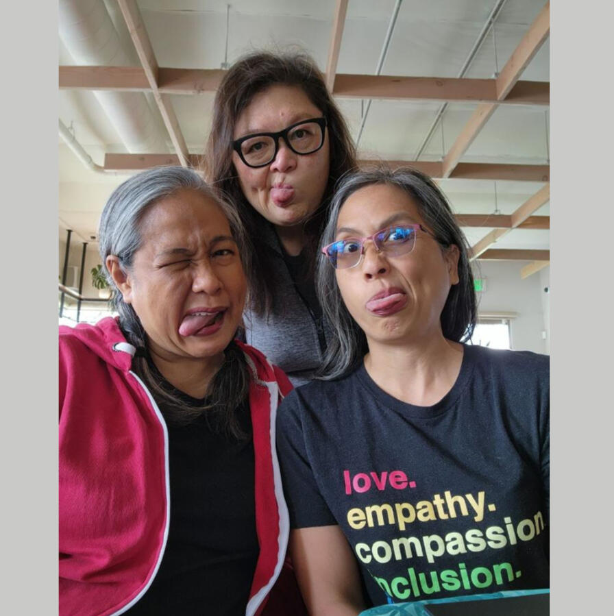 Asian Aunties goofy faces